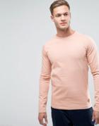 Redefined Rebel Sweatshirt With Curved Hem - Pink