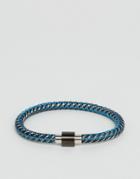 Ted Baker Woven Bracelet In Blue - Blue