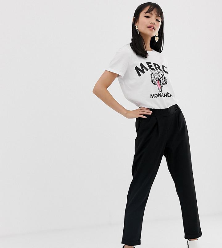 Noisy May Petite Cigarette Pants-black