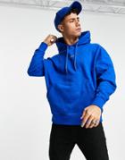 Good For Nothing Stamp Oversized Hoodie In Blue