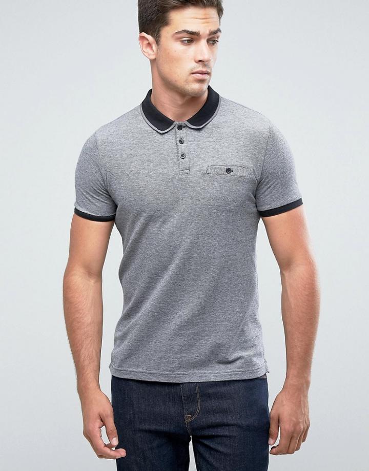 Le Shark Cotton Pique Polo - Black