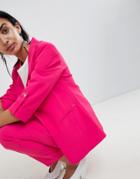 B.young Longline Suit Blazer - Pink