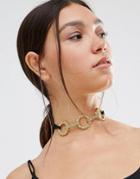 Gogo Philip Chain Link Choker Necklace - Gold