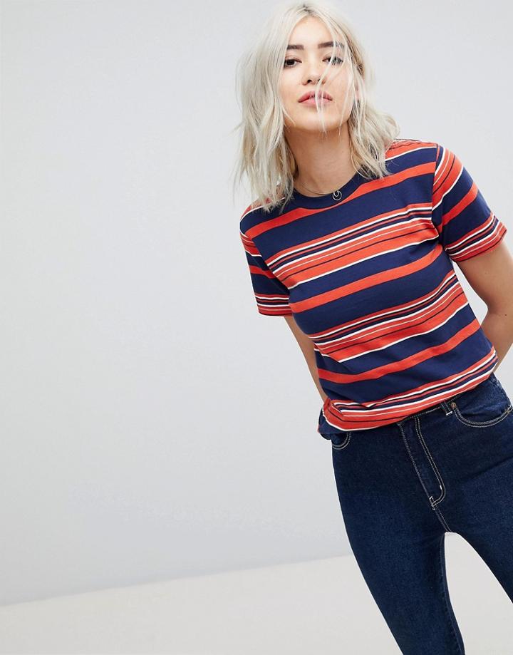 Rolla's Stripe T-shirt - Blue
