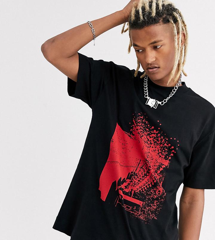 Collusion Oversized Printed T-shirt