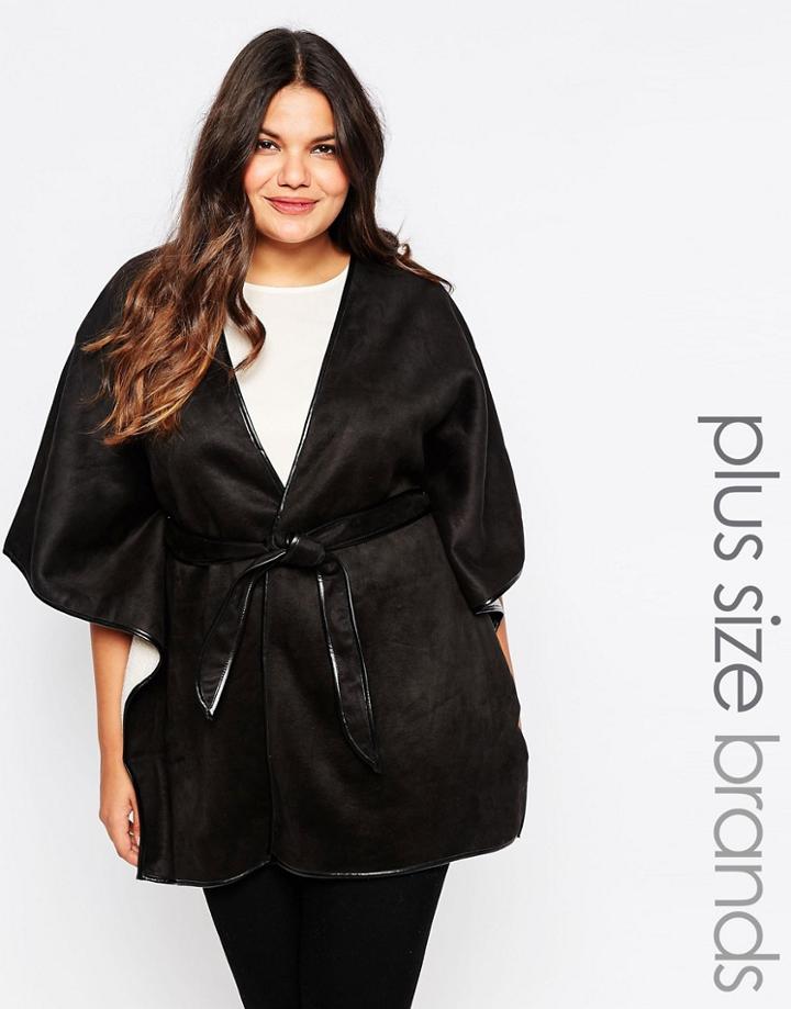 Lovedrobe Plus Cape - Black