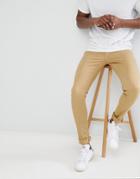 Asos Design Super Skinny Jeans In Stone - Stone