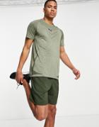 Puma Train Tech Evoknit T-shirt In Forest Night-green