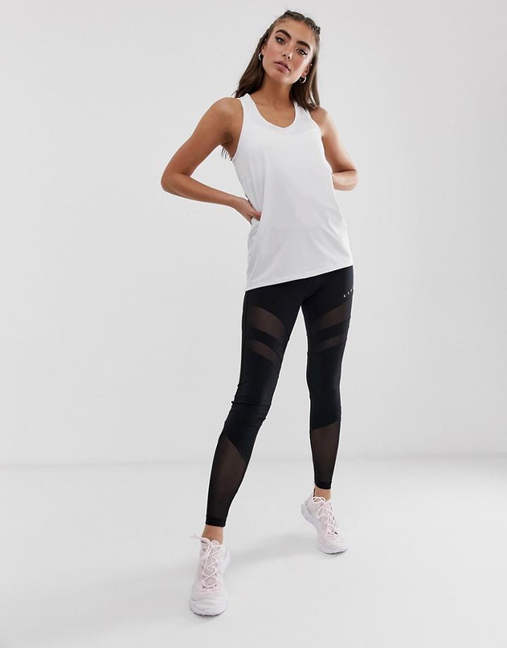 Asos 4505 Legging With Sculpt Mesh Inserts-black