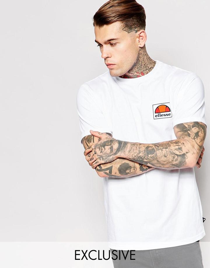 Ellesse T-shirt With Small Logo - White