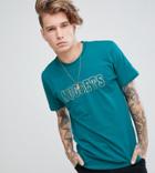 New Era Denver Nuggets T-shirt With Chest Logo In Green Exclusive To Asos - Green