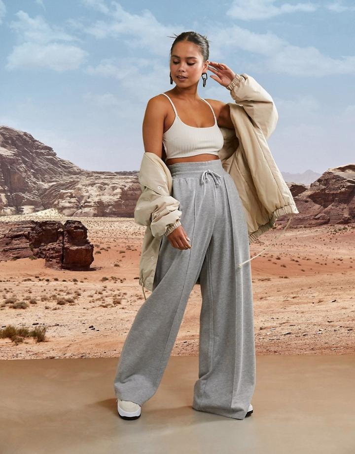 Asos 4505 Wide-leg Sweatpants-grey