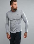 Saucony Running Freedom Long Sleeve Top In Gray Sam800018-dgh - Gray