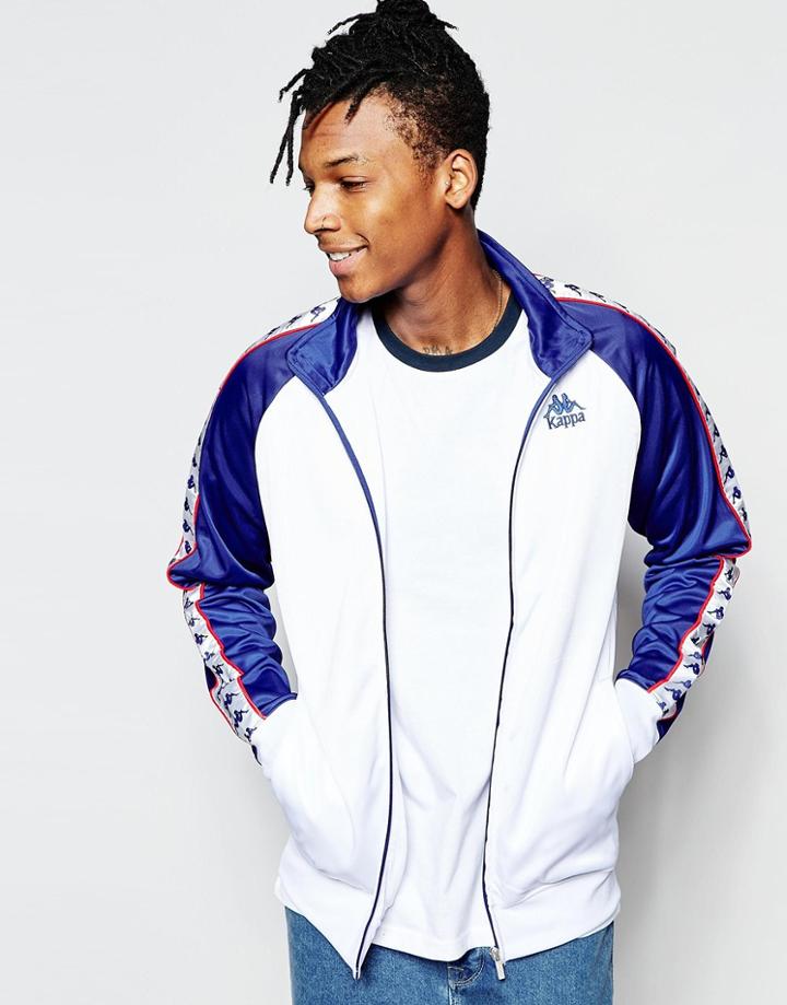 Kappa Track Jacket - White