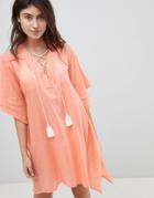 Brave Soul Beach Caftan - Orange