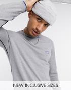 Boss Athleisure Riston Crew Neck Knitted Sweater In Gray-grey