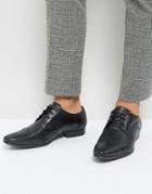 Silver Street Smart Brogues In Black Leather - Black