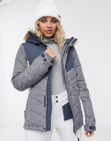 Protest Winter Jacket In Gray
