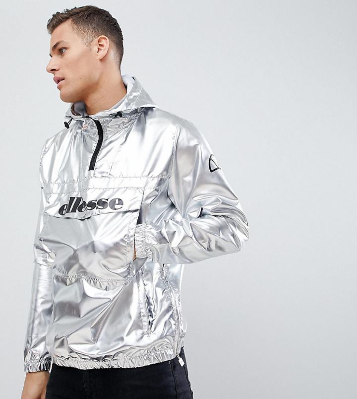 Ellesse Overhead Jacket In Silver - Gray