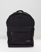 Nicce London Puffer Backpack In Black - Black