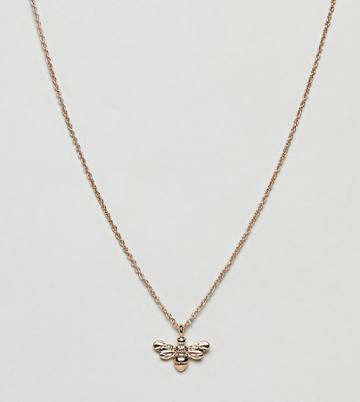 Accessorize Gold Bee Necklace - Gold