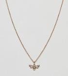 Accessorize Gold Bee Necklace - Gold