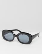 Asos Square 90s Sunglasses - Black