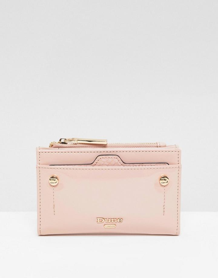 Dune Patent Purse With Removable Card Holder - Beige