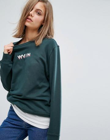 Waven Logo Sweatshirt - Green