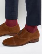 Aldo Aalian Suede Oxford Shoes - Brown
