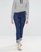 Waven Mari Straight Leg Turnup Jeans - Blue
