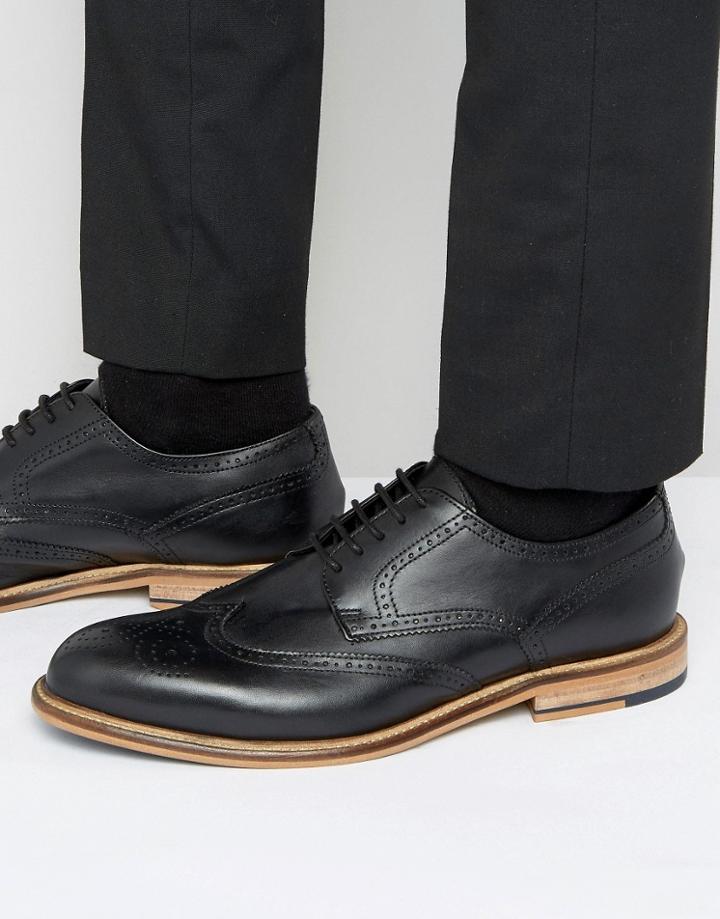 Kg Kurt Geiger Hatley Oxford Brogue Shoes - Black