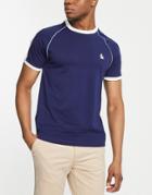 Original Penguin Blocked T-shirt In Blue