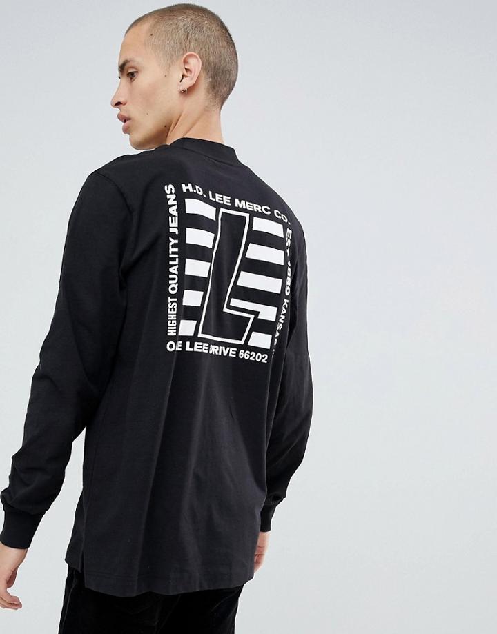 Lee High Neck T-shirt Black
