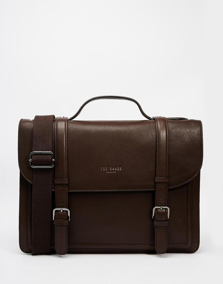 Ted Baker Jagala Leather Satchel - Brown