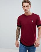Le Breve Double Layer T-shirt-red