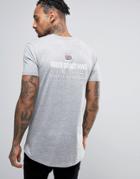 Good For Nothing T-shirt In Gray With Back Print - Gray