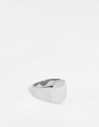 French Connection Sheild Ring Silver