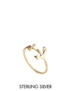 Asos Gold Plated Anchor Ring - Gold