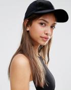 New Look Velvet Cap - Black