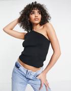 Trendyol One Shoulder Top In Black