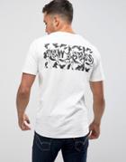 Only & Sons T-shirt With Back Brand Print - White