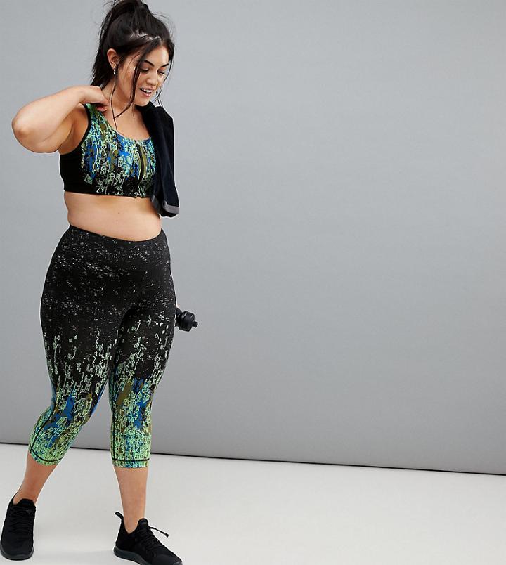 Rainbeau Curve Elena Printed Capri Leggings - Multi