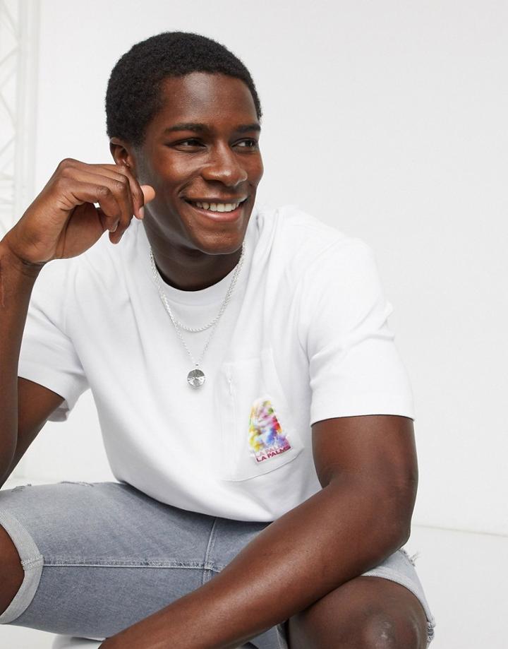 River Island T-shirt With Patch-black