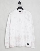 Dr Denim Reno Long Sleeve Tie Dye T-shirt In Washed Gray