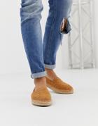 Asos Design Espadrilles In Tan Basket Weave - Tan
