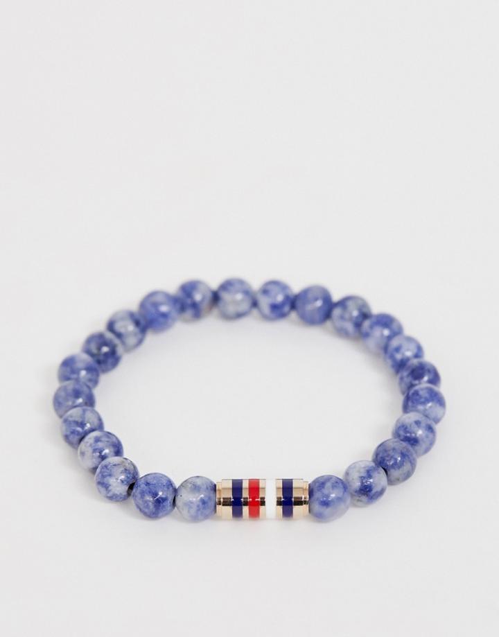 Tommy Hilifger Sodalite Beaded Bracelet - Blue