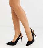 Co Wren Wide Fit Pointed Heels In Black
