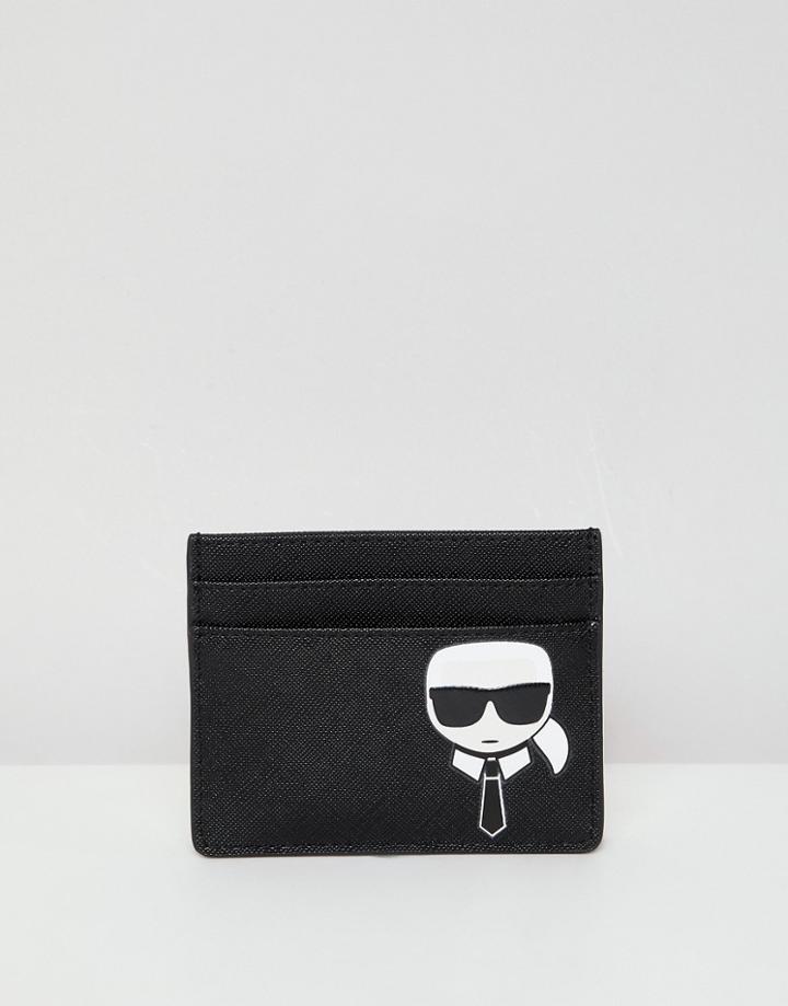 Karl Lagerfeld Iconic Cardholder - Black
