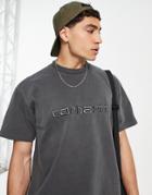 Carhartt Wip Duster Heavyweight T-shirt In Dark Brown